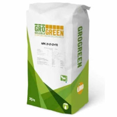 Комплексне добриво ГроГрін (GroGreen, 21-21-21+ТЕ), 25 кг, Бельгія, оригінал